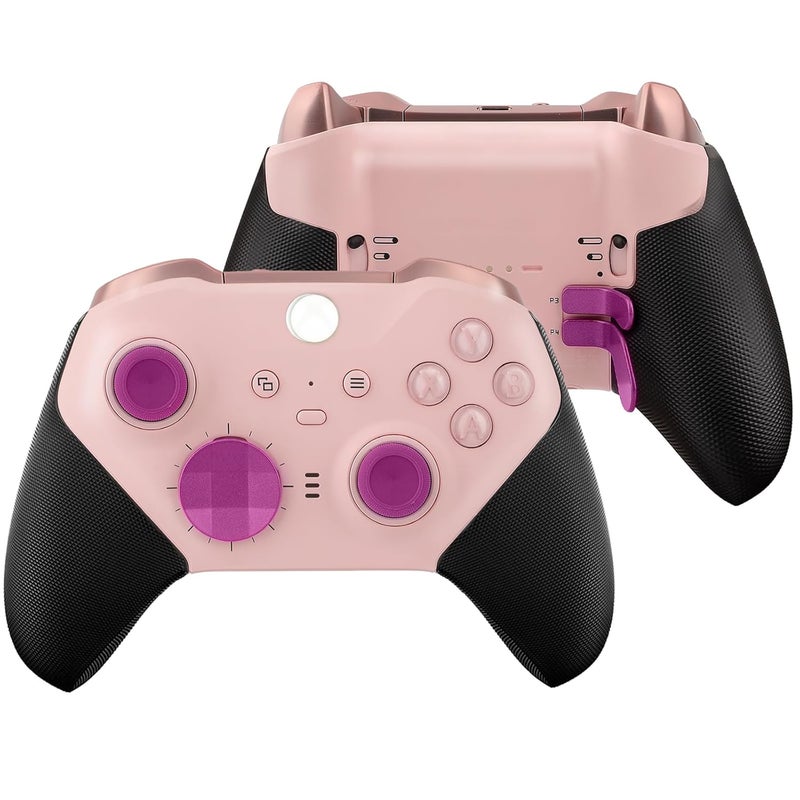 VANPARK Accessories for Xbox One Elite Series 2 Controller(Model 1797), Metal Thumbsticks Paddles Joysticks Replacement Parts Kits Compatible with Xbox Elite Wireless Controller Series 2 Core(Magenta) - Image 5